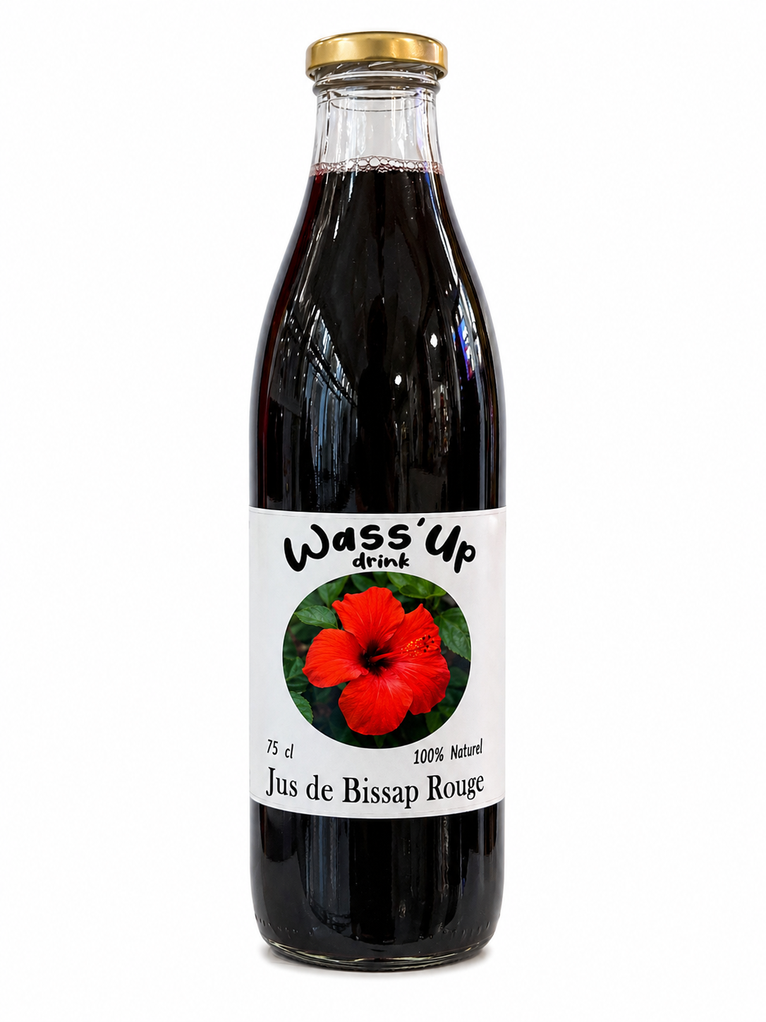 Jus de Bissap Rouge Wass'Up — 1 L