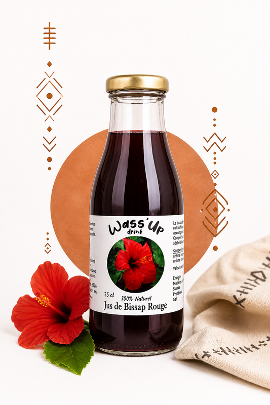 Jus de Bissap Rosé Wass'Up — 25 cl