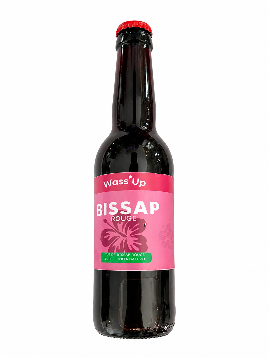 Jus de Bissap Rouge Wass'Up — 33 cl