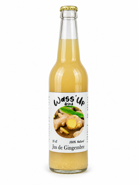 Jus de Gingembre Wass'Up — 33 cl