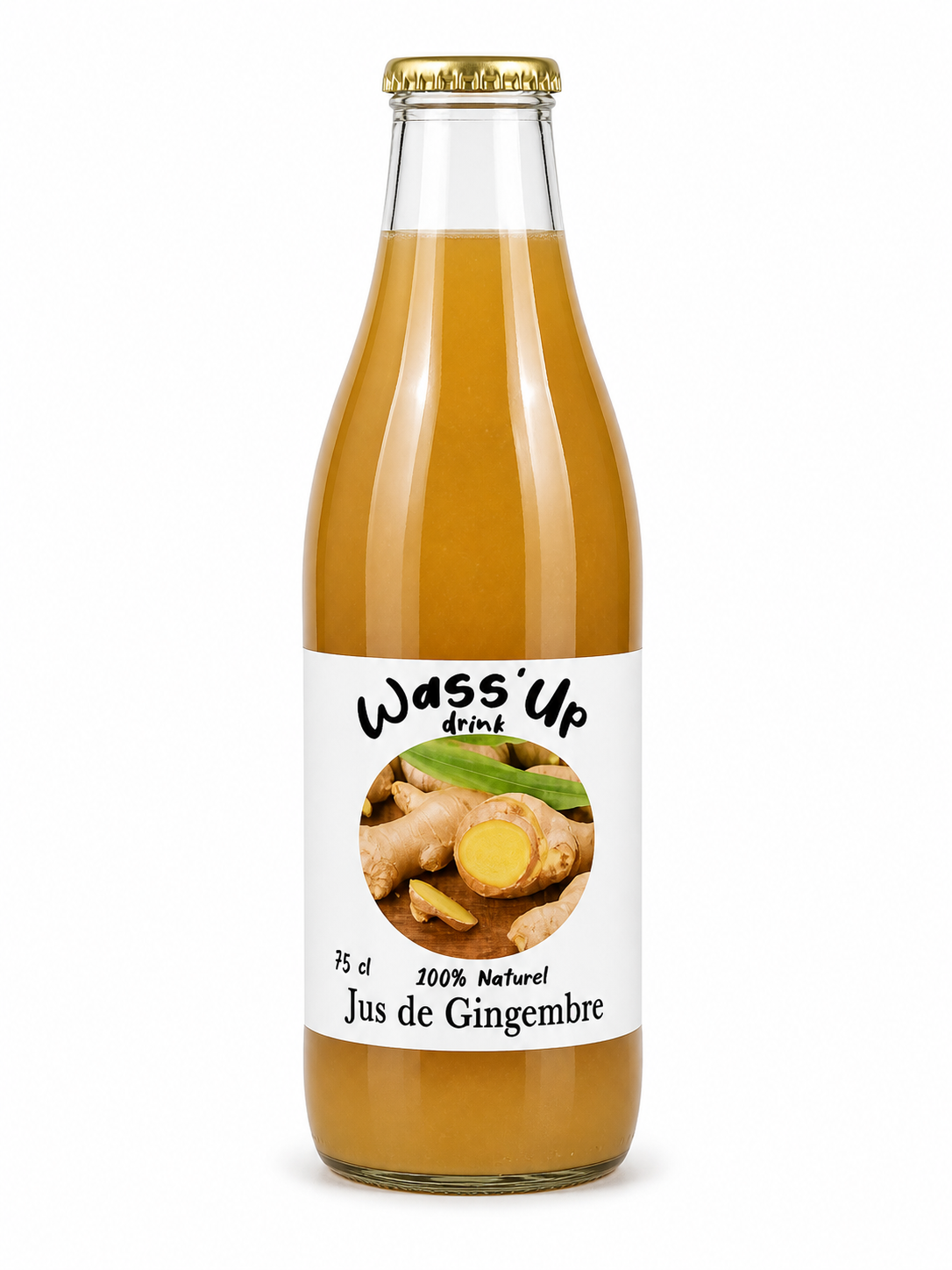 Jus de Gingembre Wass'Up — 75 cl